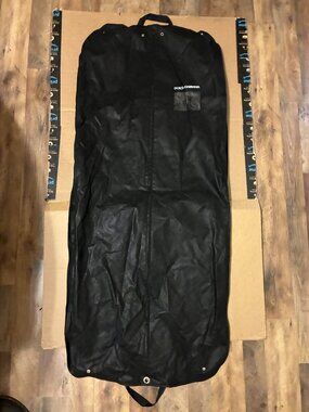 Dolce & Gabbana Garment Bag Black Travel Suit Cover Dust Bag Authentic